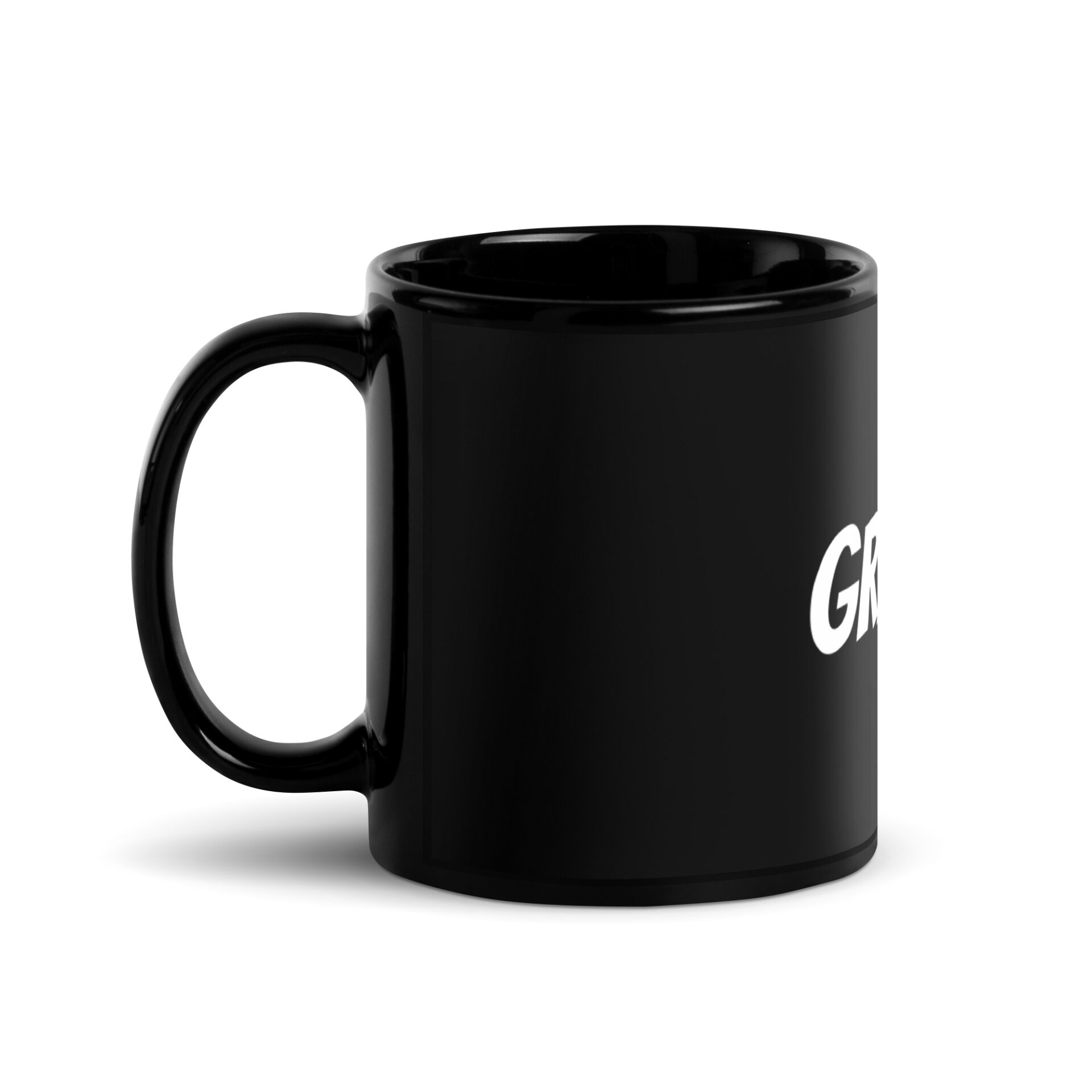 Grateful Black Glossy Mug