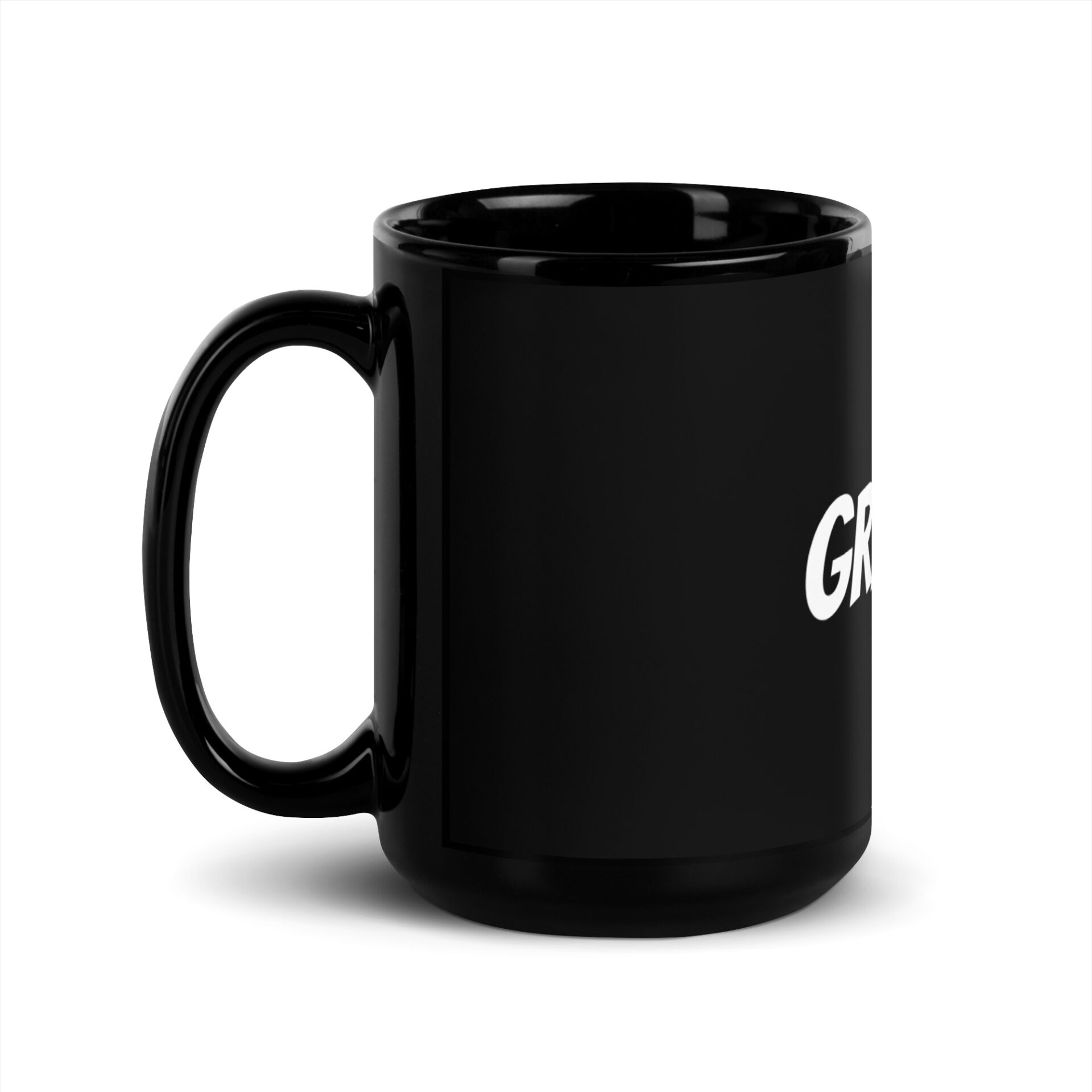 Grateful Black Glossy Mug