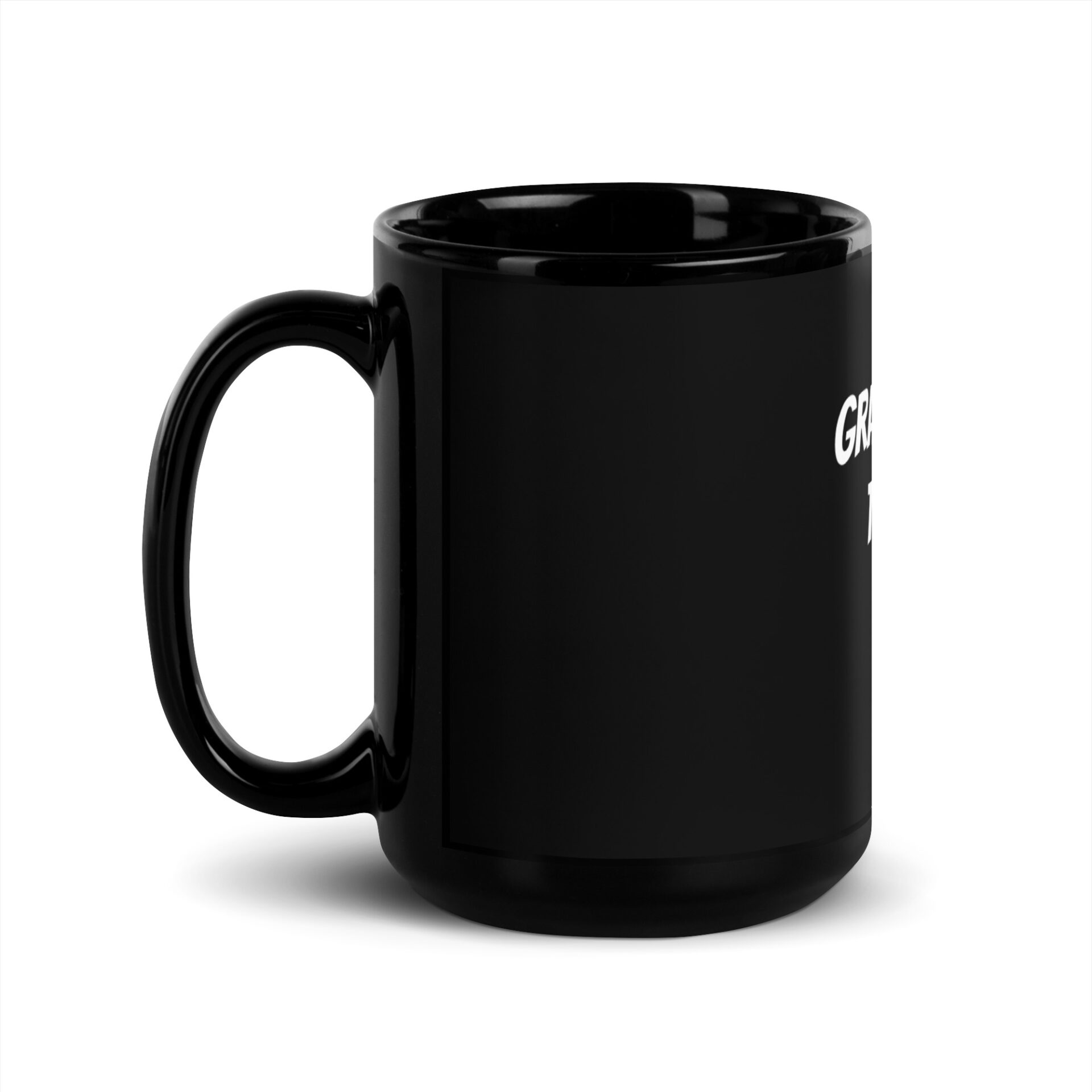 Grateful For Tonight Black Glossy Mug