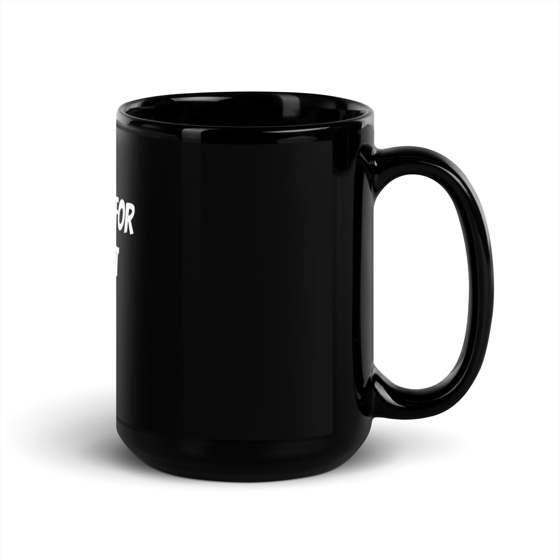 Grateful For Tonight Black Glossy Mug